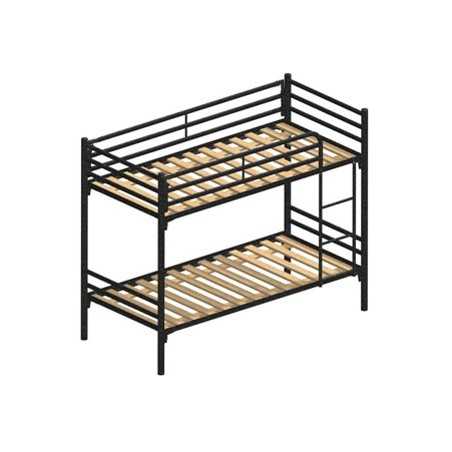 LIT SUPERPOSE METAL 90*190 AVEC SOMMIER EN TREILLIS SOUDE