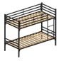 Arkana lit superpose metal 90*190 avec sommier Arkana lit superpose metal 90*190 avec sommier