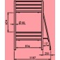 Arkana lit superpose metal 90*190 avec sommier Arkana lit superpose metal 90*190 avec sommier
