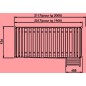 Arkana lit superpose metal 90*190 avec sommier Arkana lit superpose metal 90*190 avec sommier