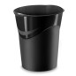 Corbeille plastique noir 14l Corbeille plastique noir 14l