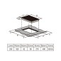 Domino 2 zones induction 3600W Domino 2 zones induction 3600W
