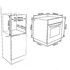 Four convection naturelle Inox