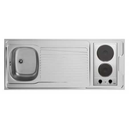 Kitchenette  domino  électrique largeur 1cm sans réfrigérateur niche lv ou mal