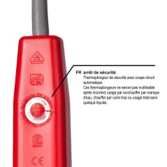 THERMOPLONGEUR 1000W REARMABLE AVEC COUPE CIRCUIT AUTOMATIQUE