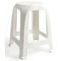 Tabouret plastique blanc