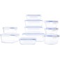 Récipients en verre avec clips de fermeture pour conservation alimentaire Récipients en verre avec clips de fermeture pour conservation alimentaire