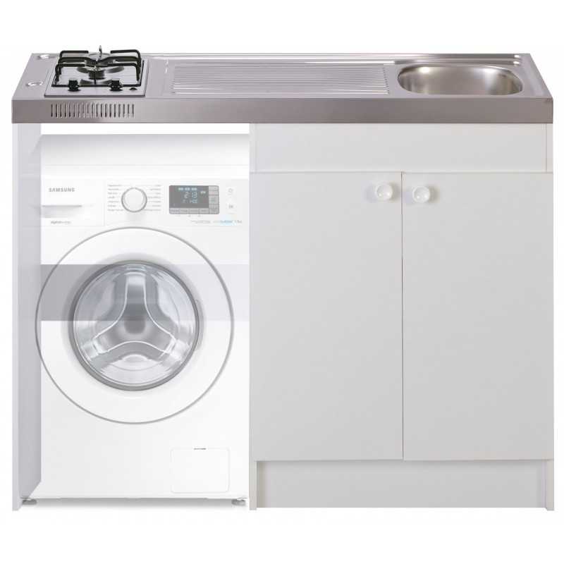 Kitchenette 140cm domino gaz sans réfrigérateur Kitchenette 140cm domino gaz sans réfrigérateur