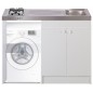 Kitchenette 140cm domino gaz sans réfrigérateur Kitchenette 140cm domino gaz sans réfrigérateur
