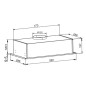 Hotte groupe filtrant 52 cm silver Hotte groupe filtrant 52 cm silver