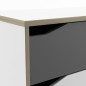 Commode season trois tiroirs gris et blanc Commode season trois tiroirs gris et blanc