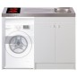 Kitchenette 140cm domino vitrocéramique sensitif sans réfrigérateur Kitchenette 140cm domino vitrocéramique sensitif sans réfrigérateur