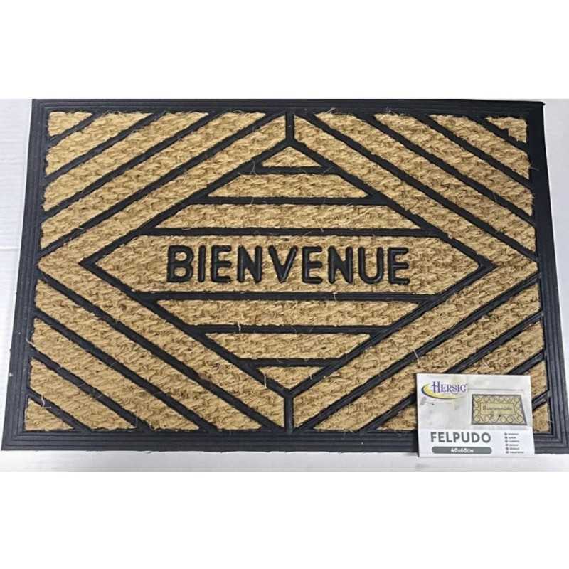 Tapis paillasson bienvenue