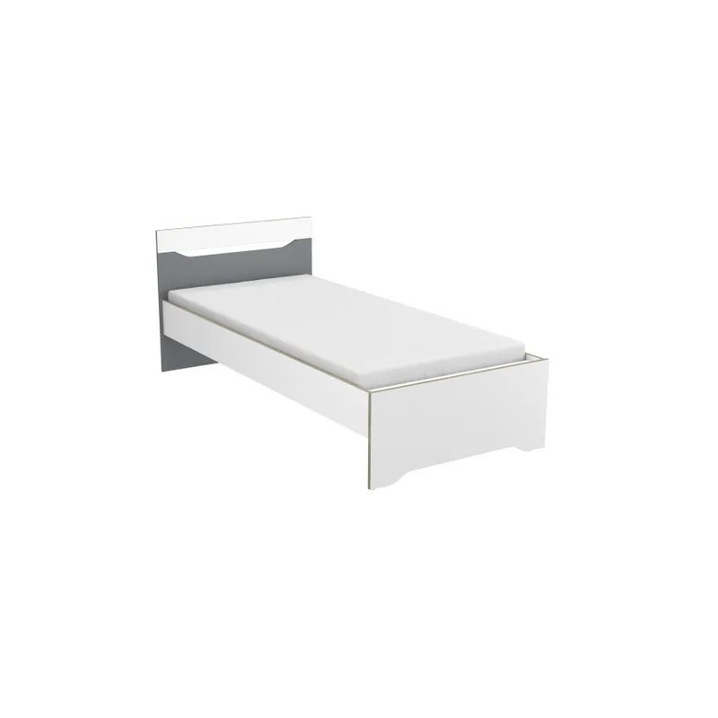 Season lit 90x200cm avec tete de lit sans sommier Season lit 90x200cm avec tete de lit sans sommier