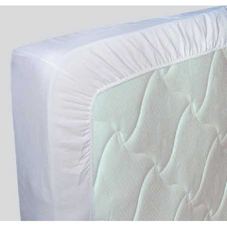 Drap housse 140x190 bonnet 27cm anti-acarien