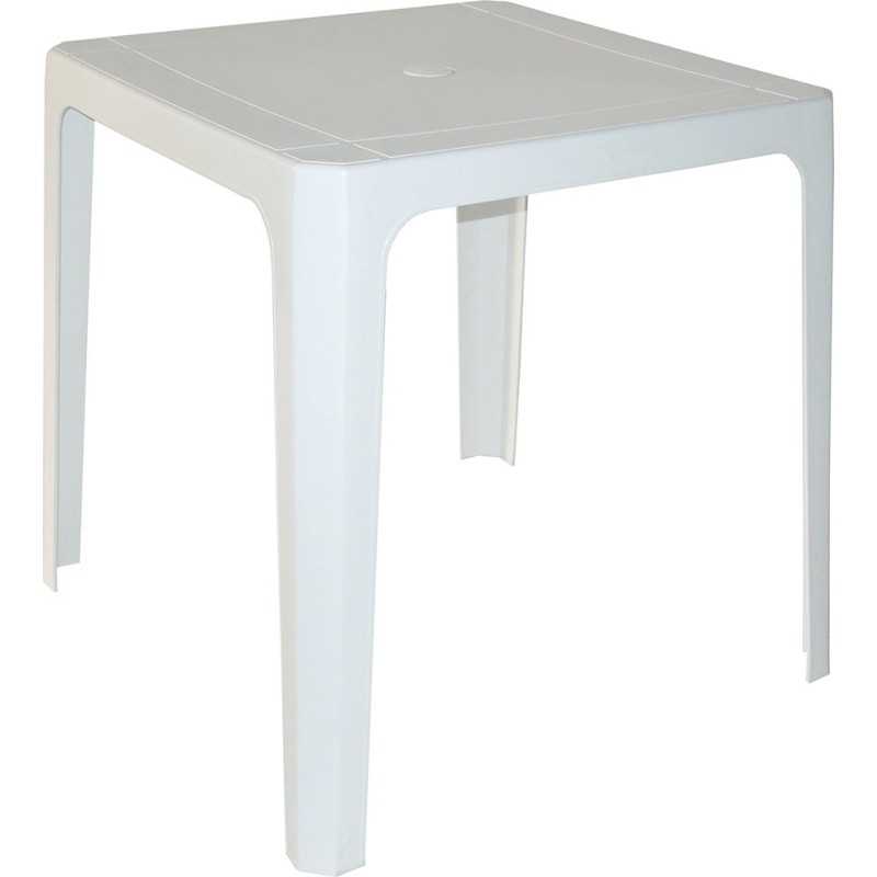 Table monobloc plastique 4 pieds 70x70cm Table monobloc plastique 4 pieds 70x70cm