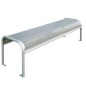 Banc exterieur acier a fixer au sol Banc exterieur acier a fixer au sol