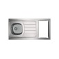 Évier inox cuisinette 120cm sans domino reversible iseo Évier inox cuisinette 120cm sans domino reversible iseo