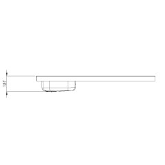 ÉVIER INOX CUISINETTE 120CM SANS DOMINO REVERSIBLE NOVENTA