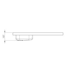 ÉVIER INOX CUISINETTE 100CM SANS DOMINO REVERSIBLE NOVENTA