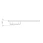 Évier inox cuisinette 100cm sans domino reversible iseo Évier inox cuisinette 100cm sans domino reversible iseo