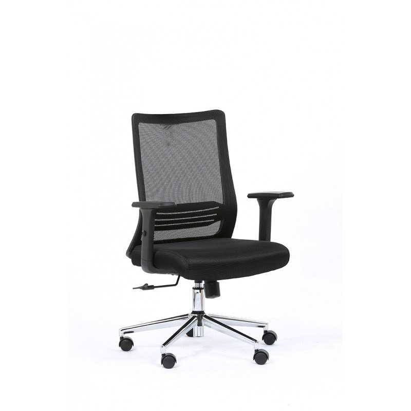 Fauteuil synchrone maille et tissu