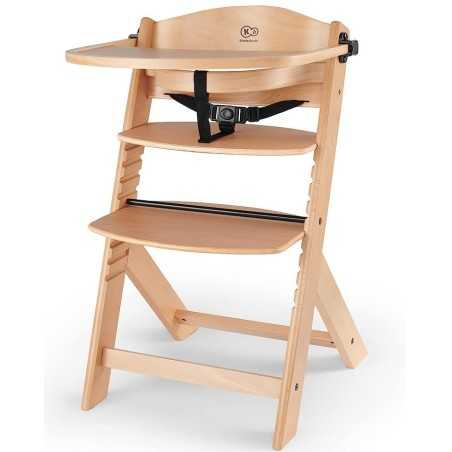 Chaise haute bébé bois