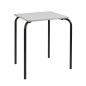 Table 4 pieds 50x60cm empilable Table 4 pieds 50x60cm empilable