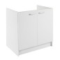 Meuble sous évier larg 100cm 2 portes Meuble sous évier larg 100cm 2 portes