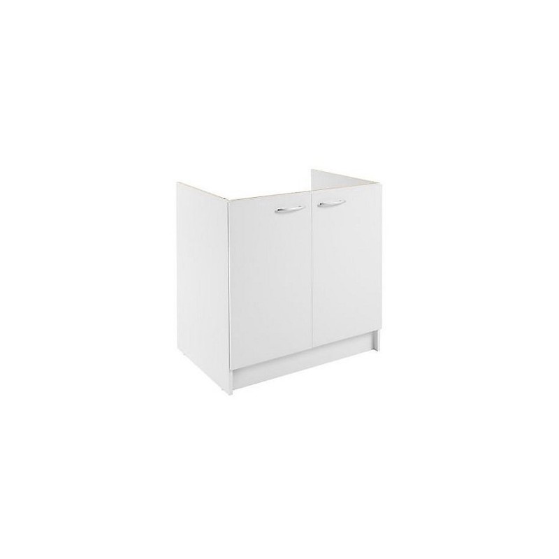 Meuble sous évier larg 120cm 2 portes