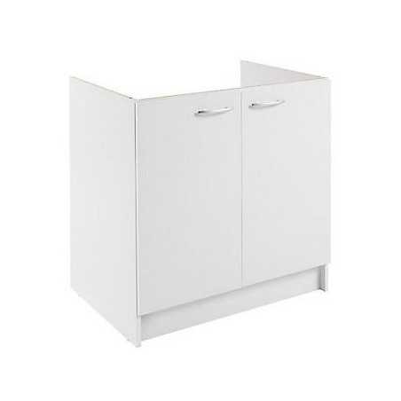 Meuble sous évier larg 120cm 2 portes