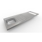 Dessus évier cuisinette 1 cuve l180 cm emplacement domino Dessus évier cuisinette 1 cuve l180 cm emplacement domino