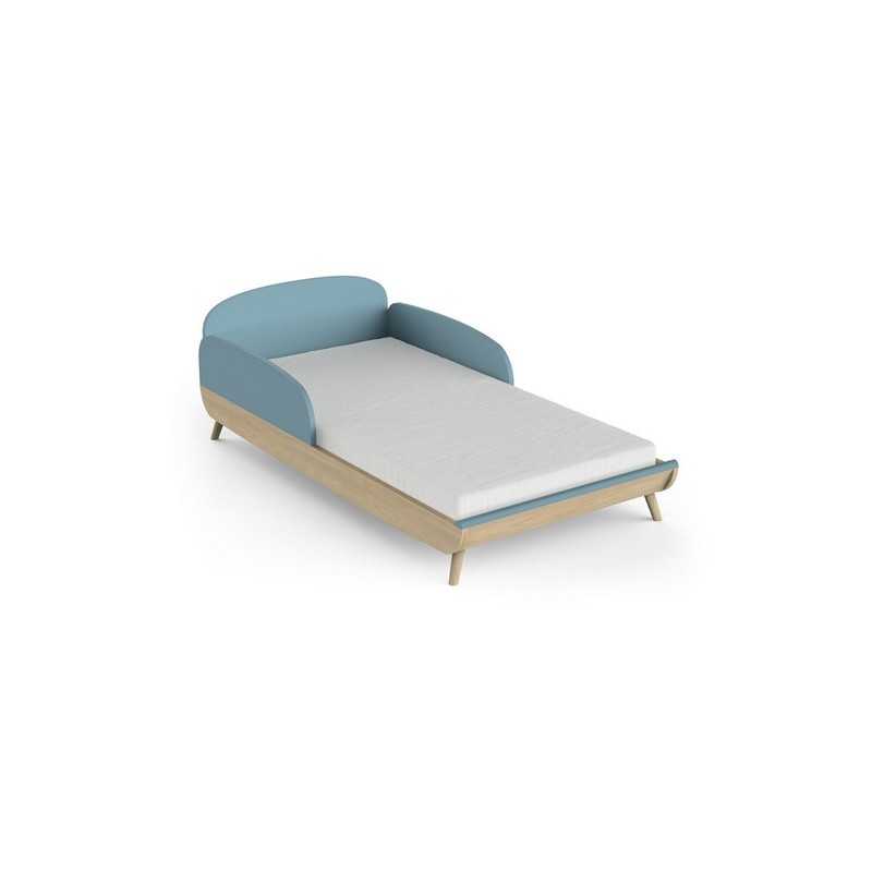Zitelli lit 70x140cm avec tete de lit avec sommier Zitelli lit 70x140cm avec tete de lit avec sommier