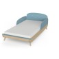 Zitelli lit 70x140cm avec tete de lit avec sommier Zitelli lit 70x140cm avec tete de lit avec sommier