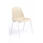 Chaise coque noire pietement tube d'acier existe en plusieurs coloris Chaise coque noire pietement tube d'acier existe en plusieurs coloris