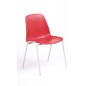 Chaise coque noire pietement tube d'acier existe en plusieurs coloris Chaise coque noire pietement tube d'acier existe en plusieurs coloris