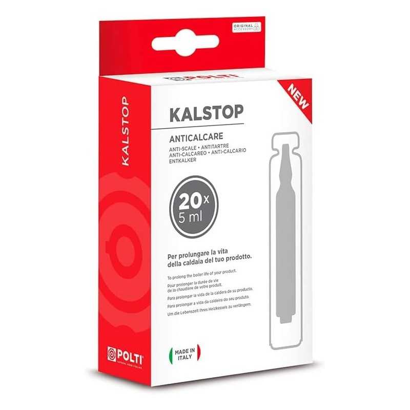 Dosette anti-calcaire kalstop boite 20 flacons polti Dosette anti-calcaire kalstop boite 20 flacons polti