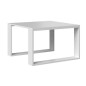 Table basse carree 67x67x40cm blanc