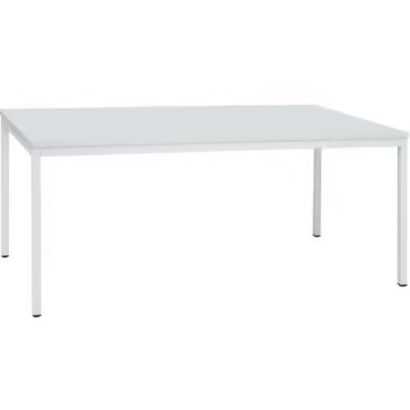 Table rectangulaire 120*80cm unicolore gris Table rectangulaire 120*80cm unicolore gris