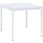 Table carree 70x70cm unicolore gris Table carree 70x70cm unicolore gris