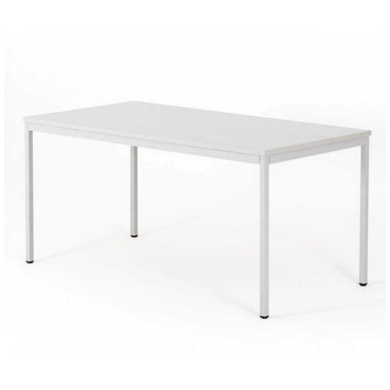 Table carree 180x80cm unicolore gris Table carree 180x80cm unicolore gris