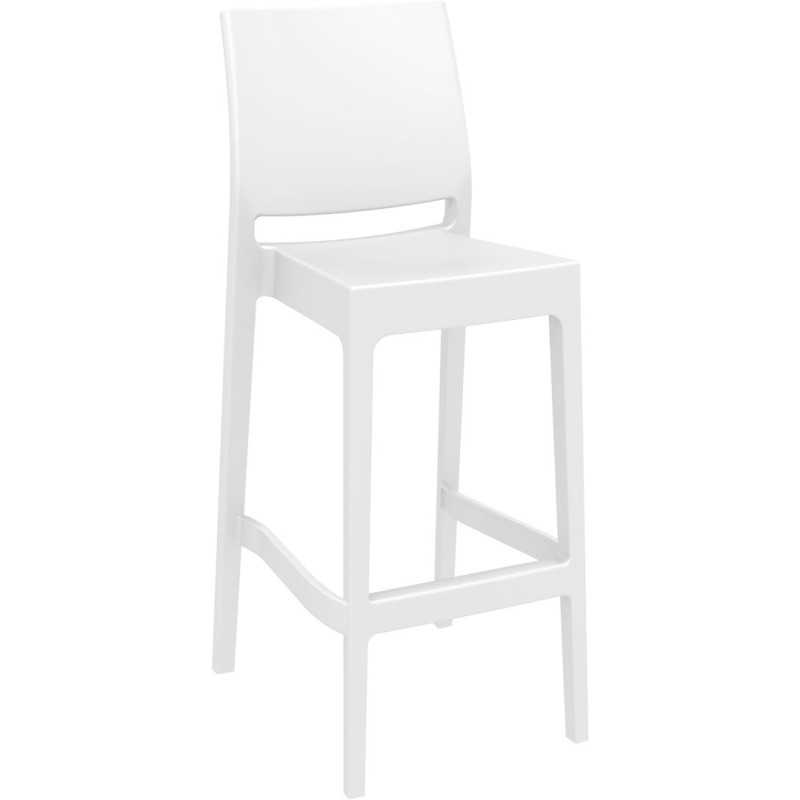 Chaise haute bar polypropylène haiuteur assise 75cm Chaise haute bar polypropylène haiuteur assise 75cm