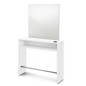Meuble de coiffure console L.100 cm blanc Meuble de coiffure console L.100 cm blanc