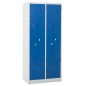 Metalart vestiaire L 4 cases industrie propre sur socle banc Metalart vestiaire L 4 cases industrie propre sur socle banc