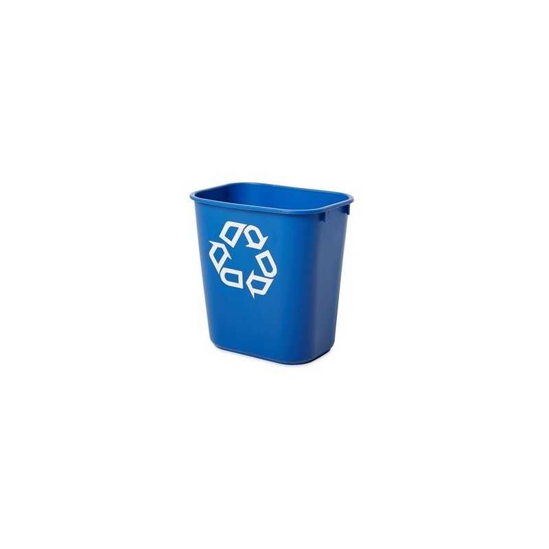 Corbeille recyclage de bureau 26L bleu Corbeille recyclage de bureau 26L bleu