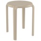 Tabouret 4 pieds polypro Tabouret 4 pieds polypro