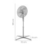 Ventilateur sur pied 40cm 50W Ventilateur sur pied 40cm 50W