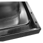 Evier inox reversible 1 cuve 100 cm domino electrique minuteur Evier inox reversible 1 cuve 100 cm domino electrique minuteur
