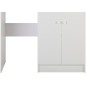 Kitchenette 120cm domino induction meuble 2 portes frigo Kitchenette 120cm domino induction meuble 2 portes frigo