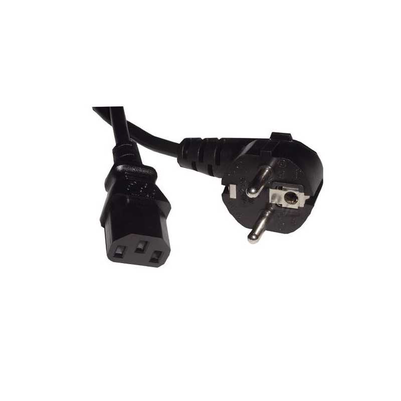Cordon frigo +fiche femelle c13 1,80m